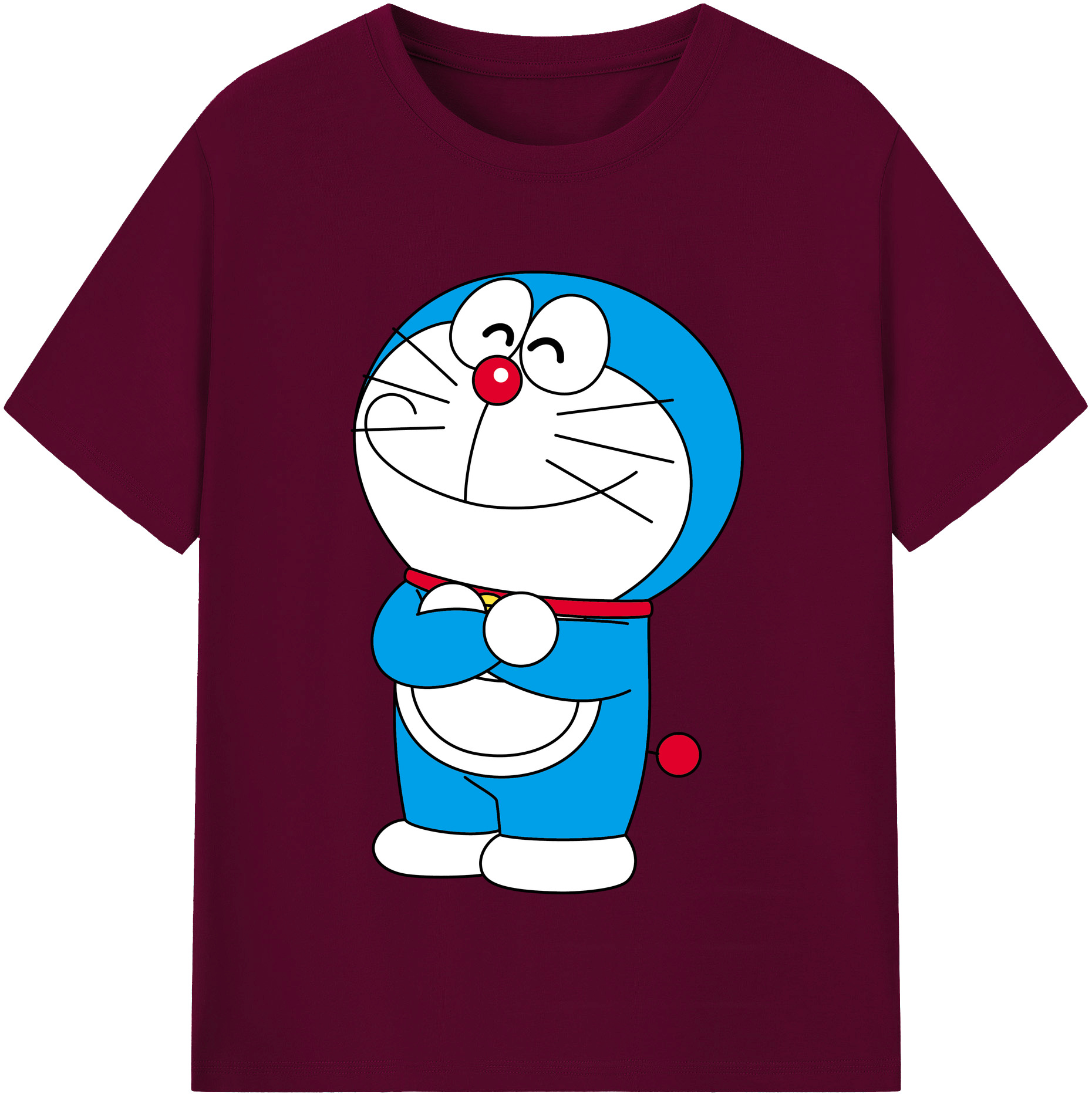 （画像用） ドラえもん Doraemon レディースカジュアルプリントTシャツ（綿100％）